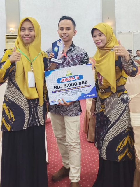 Juara 3 IT Software Solution for Business – LKS SMK Tingkat Provinsi Aceh XXXI Tahun 2023